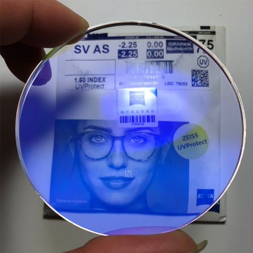 蔡司镜片1.67防蓝光镜片1.56 1.60 1.74防蓝光膜树脂超薄配眼镜片